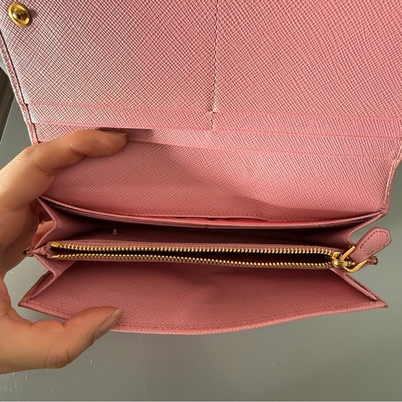 Prada Saffiano Metal Leather Long Continental Wallet - Picture 6 of 11